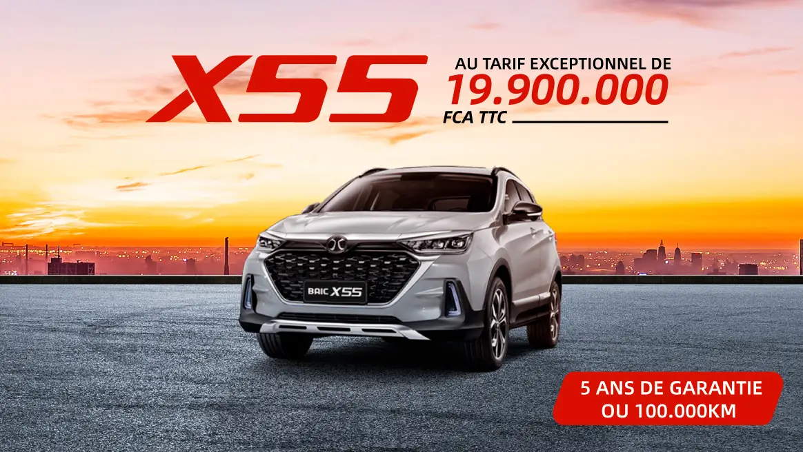 BAIC X55 : ÉLARGISSEZ VOS HORIZONS        