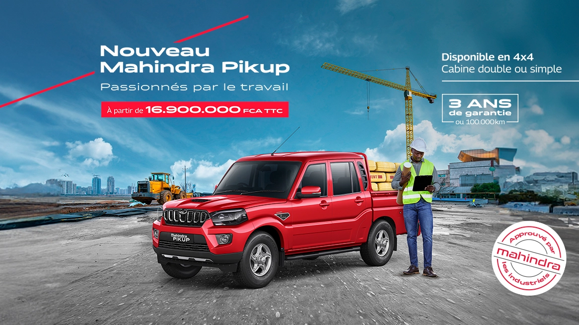 MAHINDRA PIKUP : VOTRE ALLIÉ INDISPENSABLE SUR LES CHANTIERS DE CONSTRUCTION        