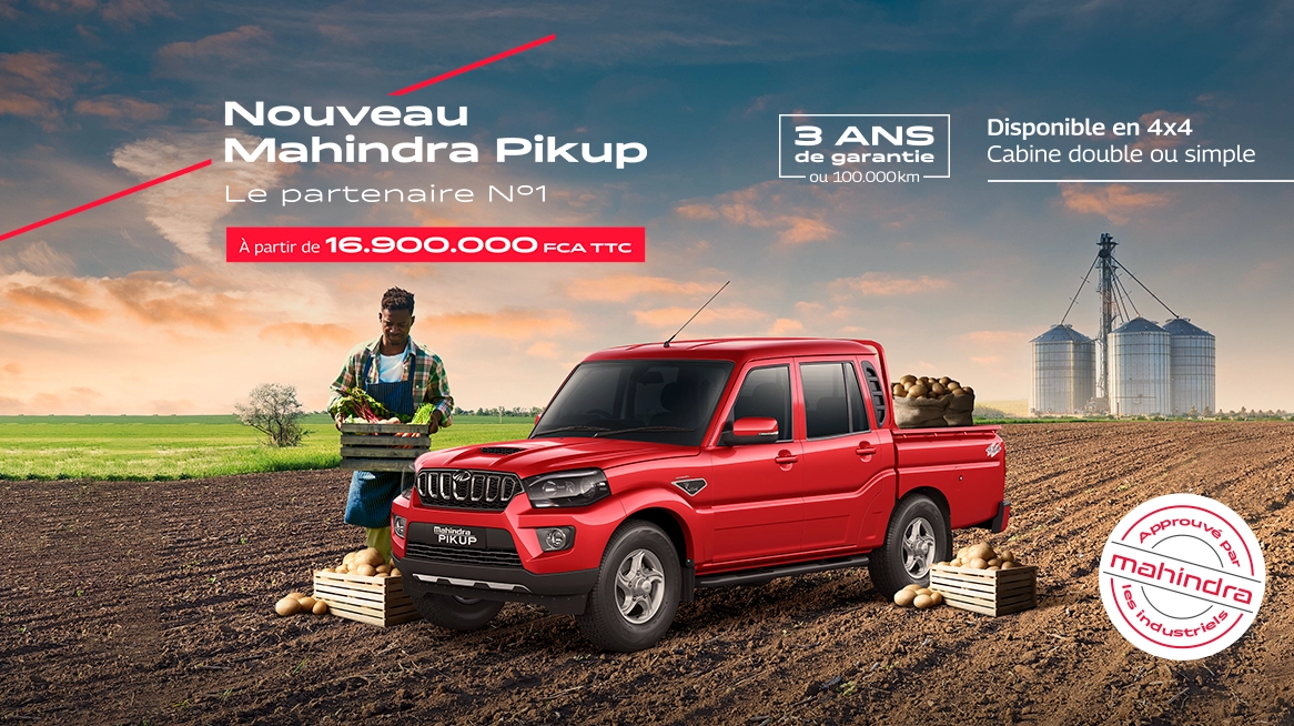 DOMINEZ L'AGRICULTURE EN TOUTE CONFIANCE : DÉCOUVREZ LE MAHINDRA PIKUP        