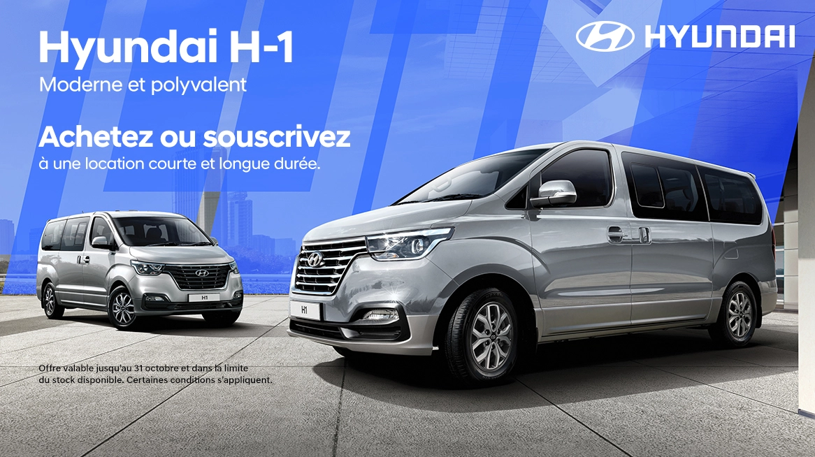 HYUNDAI H1 :  DISPONIBLE POUR ACHAT OU LOCATION        