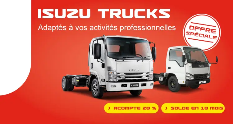 ISUZU TRUCKS : ADAPTÉS À VOS ACTIVITÉS PROFESSIONNELLES        
