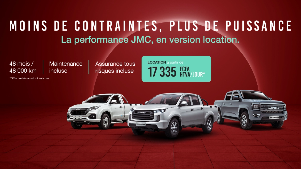 Vous recherchiez de la flexibilité ? JMC a la solution.        